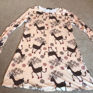 Silky Christmas dress